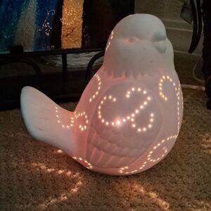 Ceramic Bird Electric Night Lite